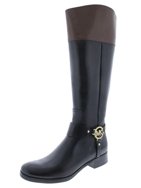 michael kors boots wide calf|mk knee high boots.